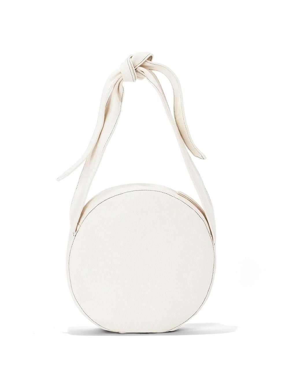 Dagne Dover Cotton Luna Shoulder Bag Natural Off White NWT
